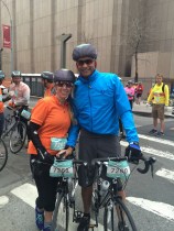 Harvey Anderson and Delle Dixon-Thayer traveled from California to join us on race day.