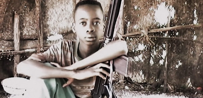 Video Still: Lubanga Child Soldier Video